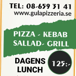 Gula Pizzerian Logotyp