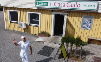 Pizzeria La Casa Gialo Utomhus