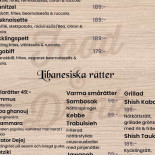 Trädgården Svea Meny