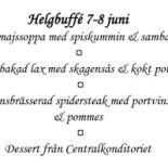 Centralkrogen, Väderstad Meny