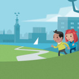 LÖvsta Återvinnings Central! Logotyp