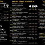 Pizzeria Druvan Meny