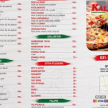 Kållered Pizzeria Meny