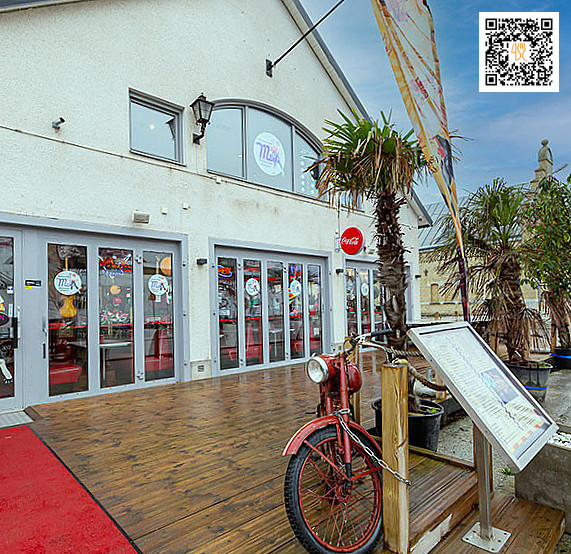 Mel's Diner Hamnen Utomhus