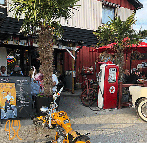 Mel's Diner Hamnen Utomhus