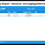 Flygrestaurangen Visby Meny