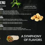 Flygrestaurangen Visby Meny