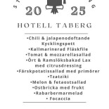 Taberg Meny