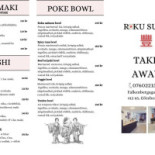 Roku Sushi Meny