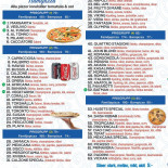 Mossens Pizzeria Meny
