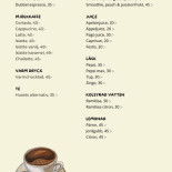 Kafe Marmelad Meny