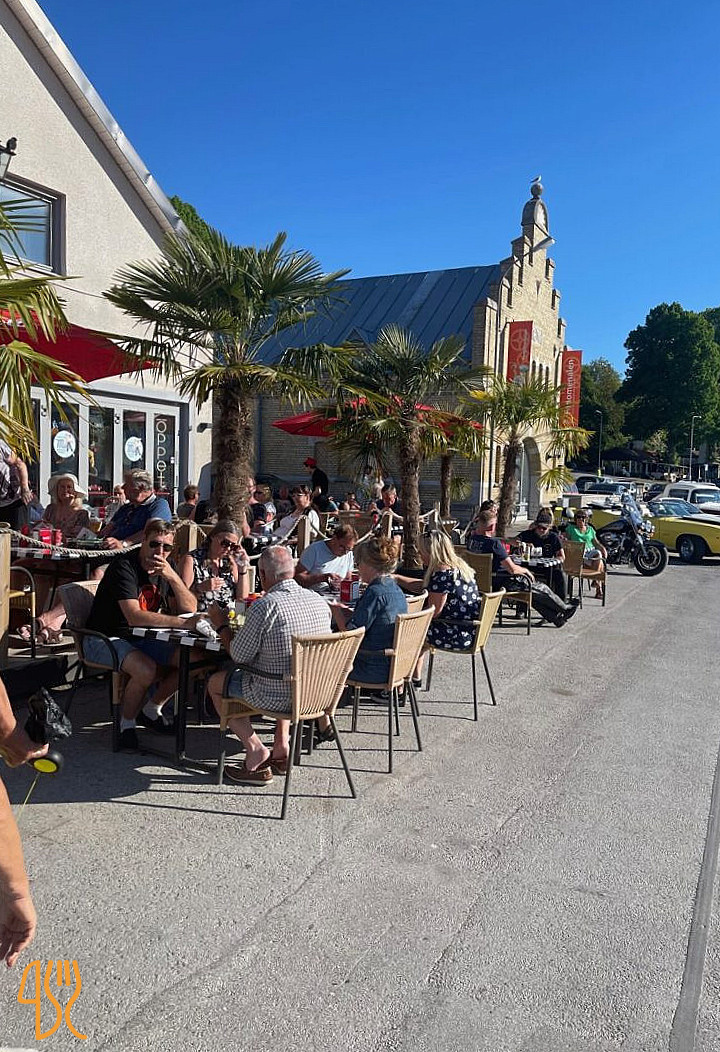 Mel's Diner Hamnen Utomhus