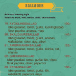 Björkris Pizzeria Meny