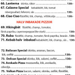 Pizzeria Viking Meny
