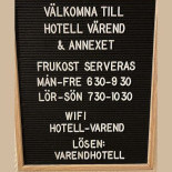 Hotell Värend Meny