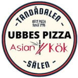 Ubbes Hämtpizza, Asian Kök Logotyp