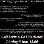 Levin Co Café Mariestad Meny