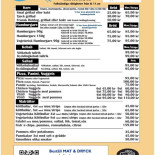 Hälleviksbadet, Ab Meny