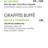 Graffiti Café Meny