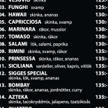 Pizzeria Viking Meny