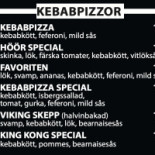 Pizzeria Viking Meny