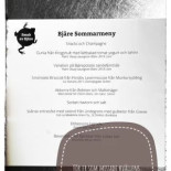 Bistro Grodlår Timjan Meny