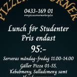 Pizza Corner Meny