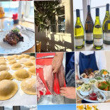 Skillinge Hamnkrog Av Två Traktörer Guru