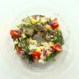 Skillinge Hamnkrog Av Två Traktörer Mat