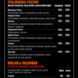 Skurups Pizzeria Meny