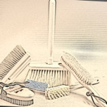 Borstakongen Borstbutik CafÉ Logotyp