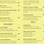 La Bonne Vie På Väster Meny