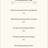 Wong's Restaurang Meny