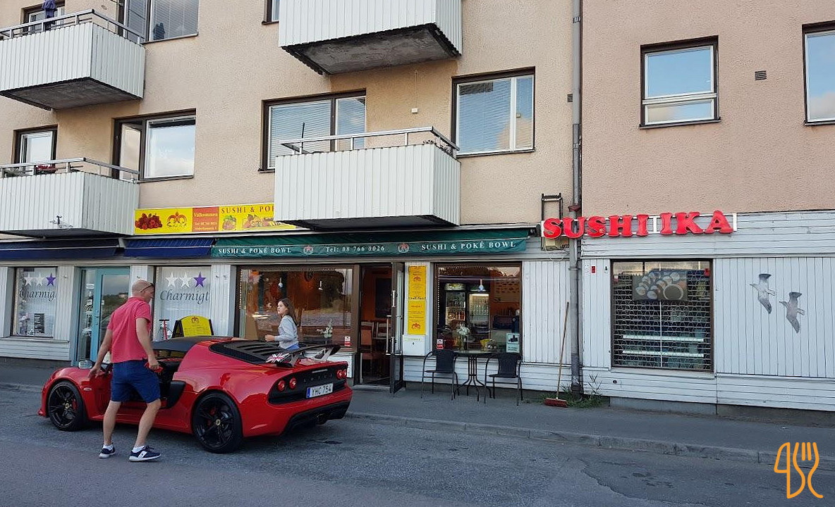 Sushi Ika Utomhus