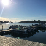 Café Resarö Brygga Utomhus