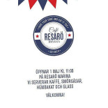 Café Resarö Brygga Logotyp