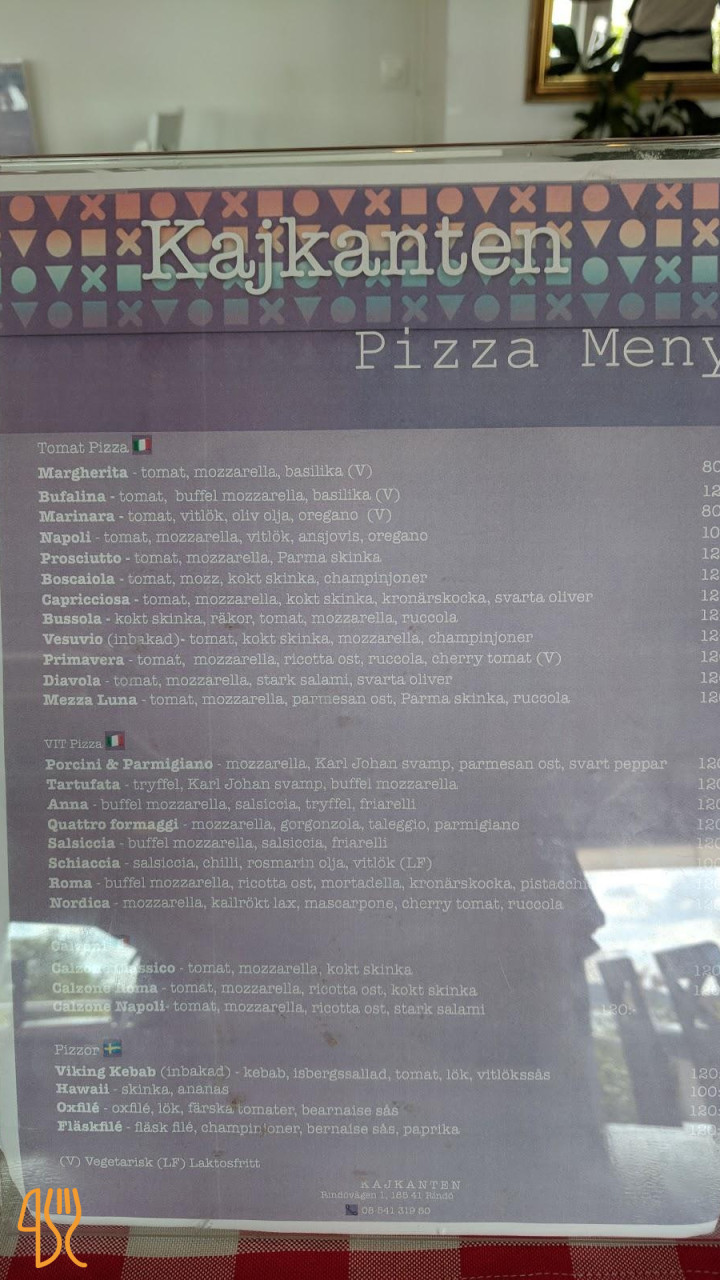 Restaurang Meny