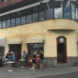 Glass På Hörnet Utomhus