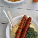 Sola Grillen Snabbt Gott Mat