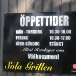 Sola Grillen Snabbt Gott Meny