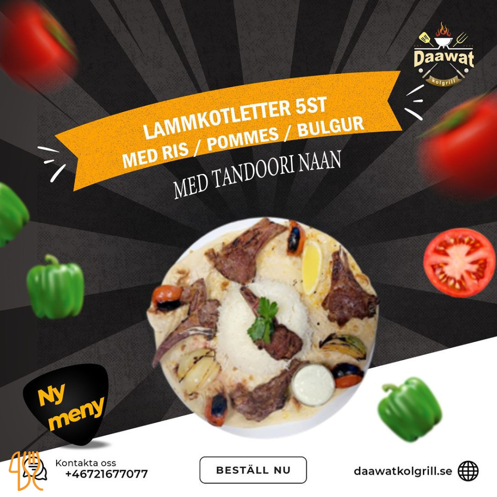 Daawat Kolgrill Meny