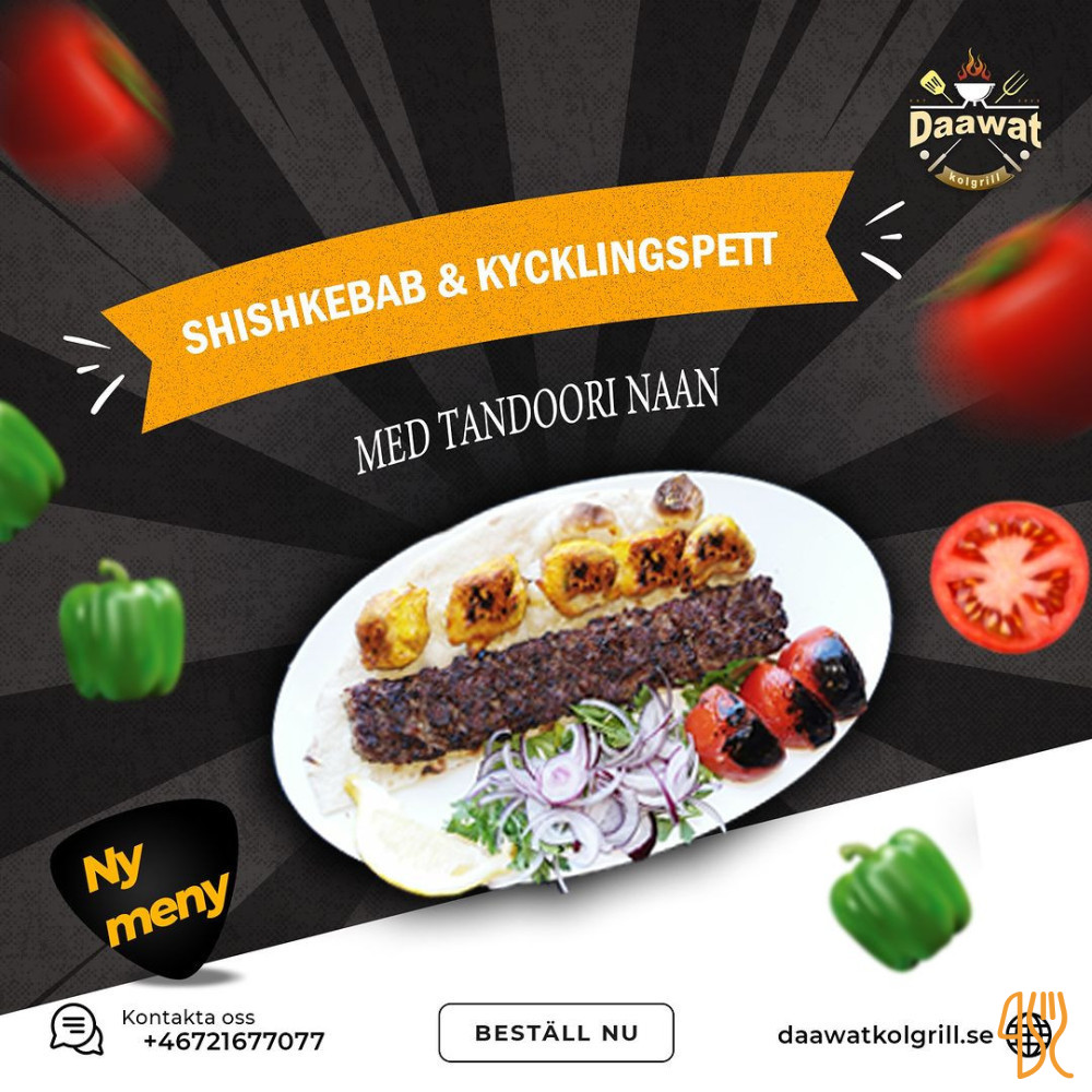 Daawat Kolgrill Meny