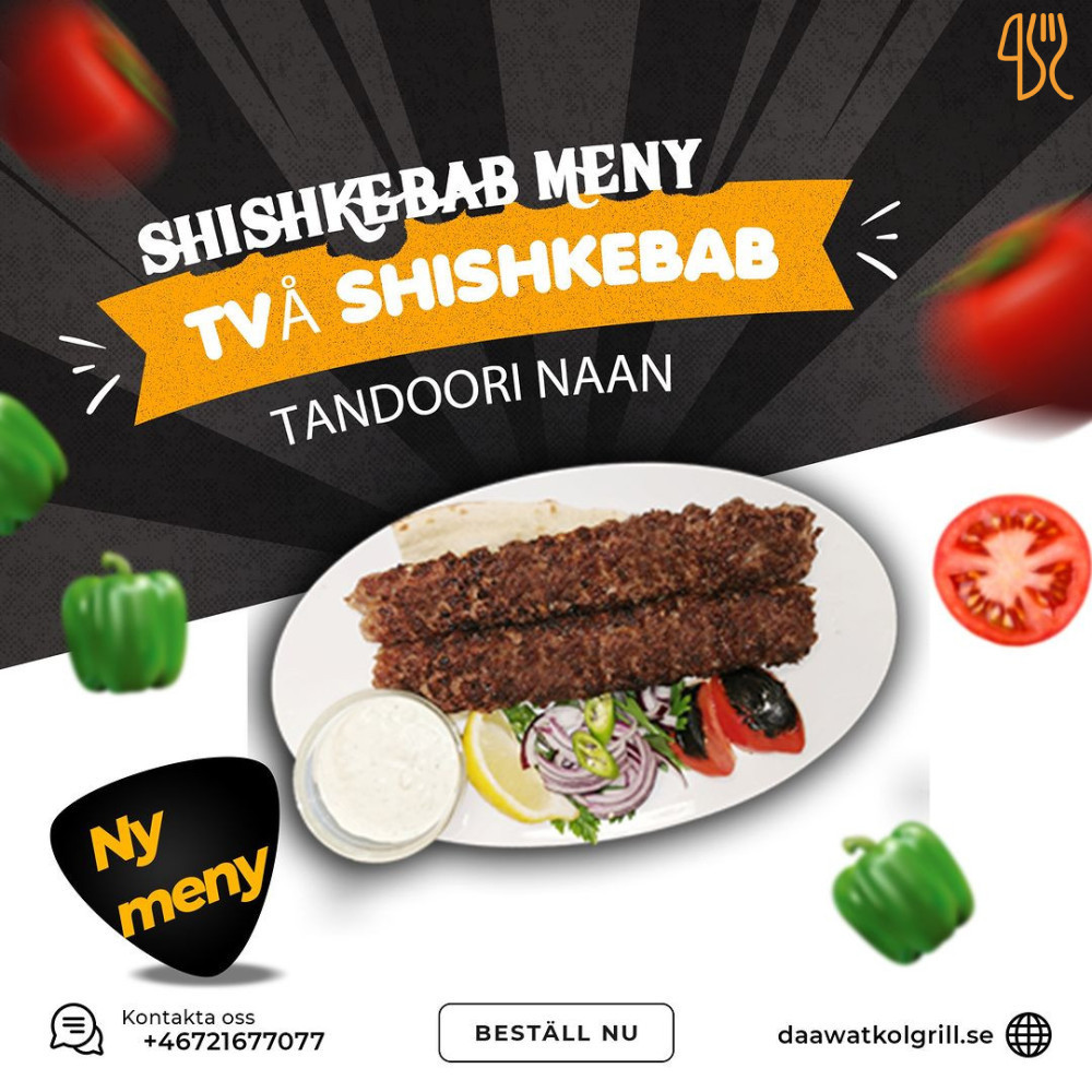 Daawat Kolgrill Meny