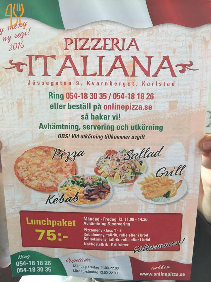 Pizzeria Italiana Meny