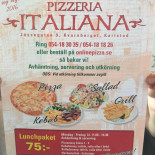 Pizzeria Italiana Meny