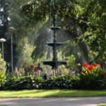 Lindhés Sommarcafe I Stadsträdgården Utomhus
