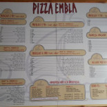 Pizza Embla Meny