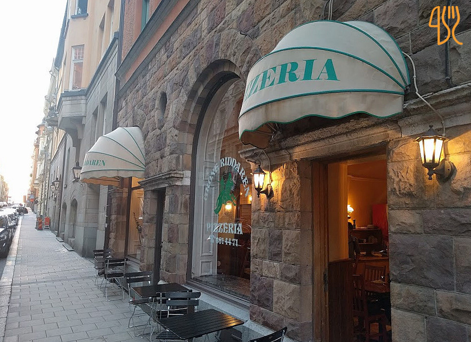 Gröne Riddaren Pizzeria Östermalm Utomhus