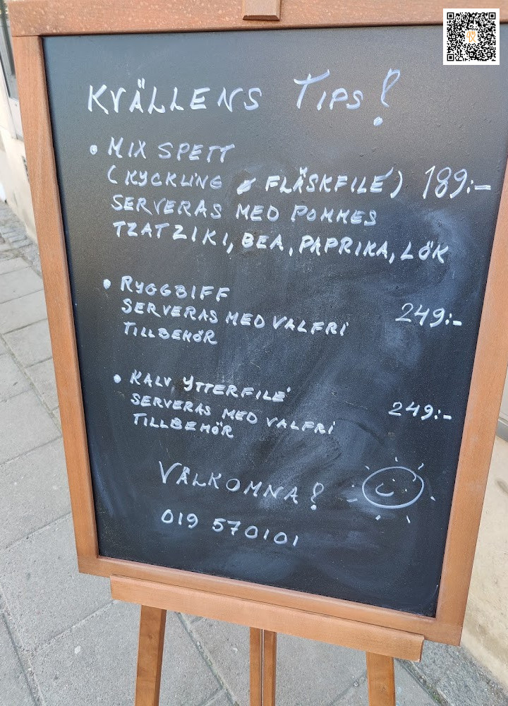 Restaurang Simone Meny