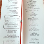 Griffins Steakhouse Meny
